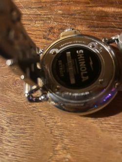 Shinola argonite watch
