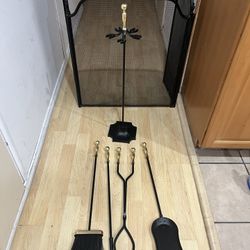 Fireplace Tools And Screen 