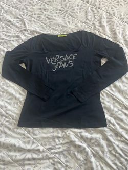 Versace Jeans Black Long Sleeve Top