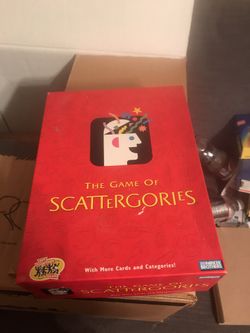 Scattergories game