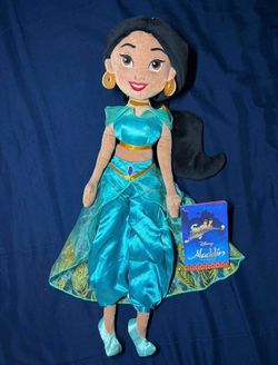 Jasmin from Aladdin plush tall doll 14in