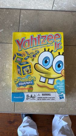 Yahtzee Jr. SpongeBob SquarePants Edition
