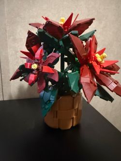 Lego Flower Poinsettia Prebuilt
