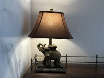 Gorgeous Elephant Lamp Key West Style