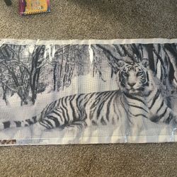 Diamond Painting White Tiger 