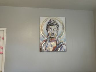Big Beautiful Buddha Art Canvas 
