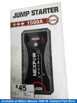 Nexpow Q10s Black Battery Booster / Jumper