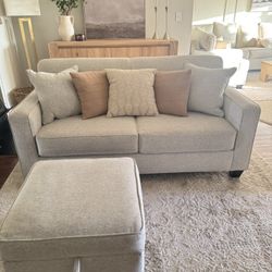 Sofa Bed With Ottoman Full Size Mattress 