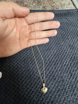 ✨ New 10K Italian Gold Heart Necklace – Elegant & Timeless – Made in Italy