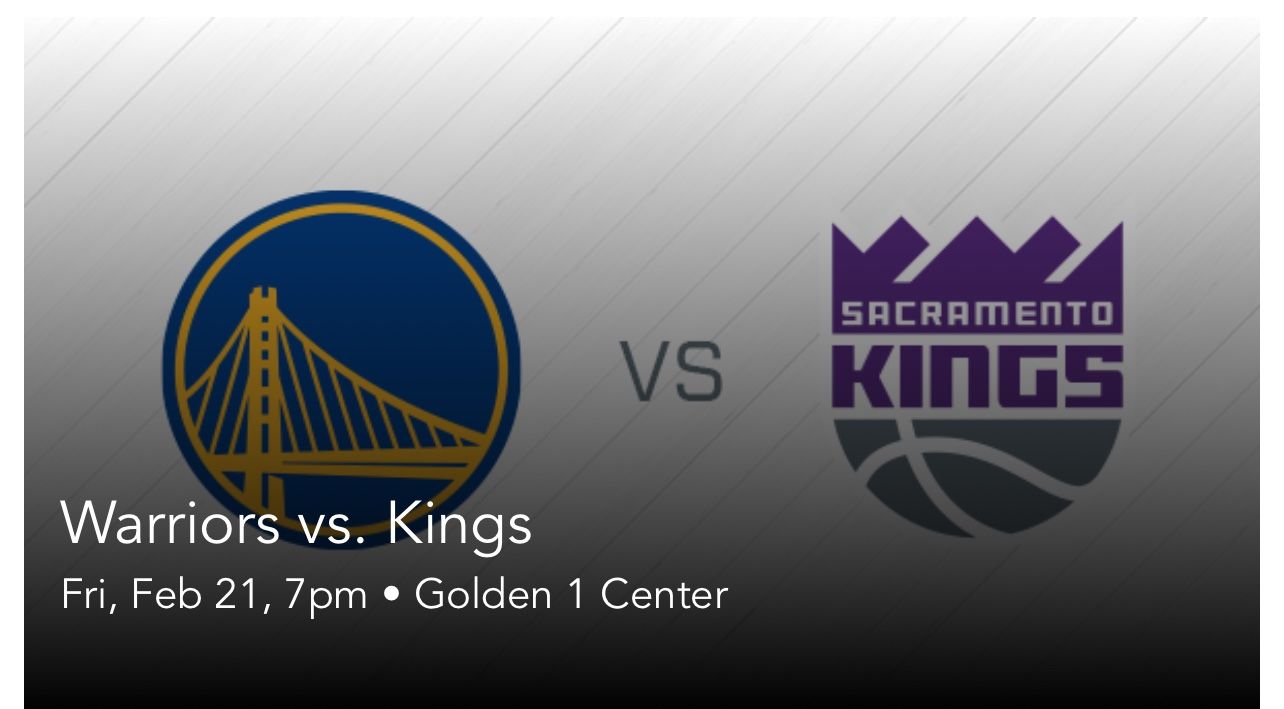 Kings vs Warriors (02/21/2025) 3 total