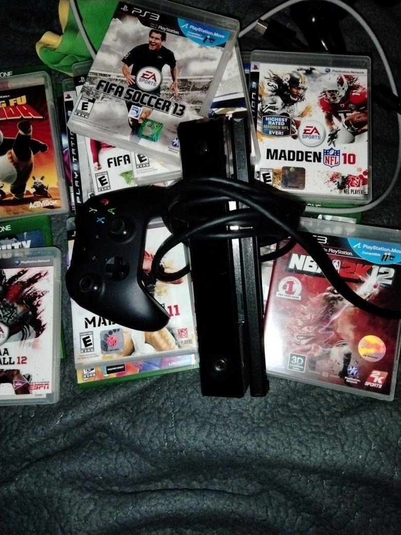 Xbox One Controller, Camera, Games, Good Condition
