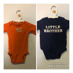 Carter’s Baby Onesies - Pair - size 3 months