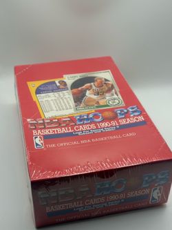 90'-91' NBA Hoops Sealed Box (36 Packs ) Series 2