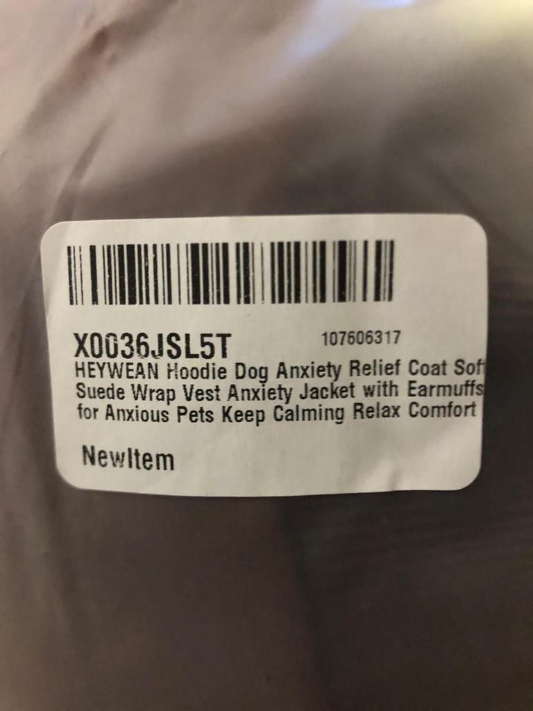 hoodie dog anxiety relief coat