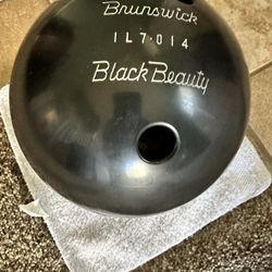 Brunswick “Black Beauty” Bowling Ball