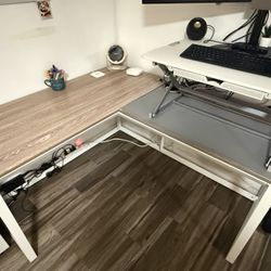 L shape Home office computer Desk