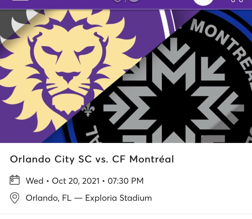Orlando City V CF Montreal Tickets