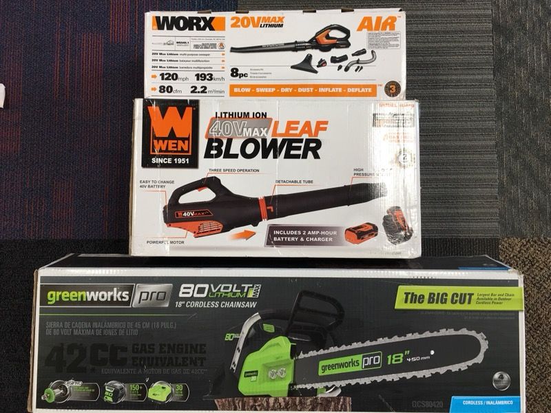 Lithium powered cordless tools starting at $75