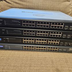 Linksys 24-Port 10/100/1000 Managed Gigabit Switch with WebView

 ($25 Per)