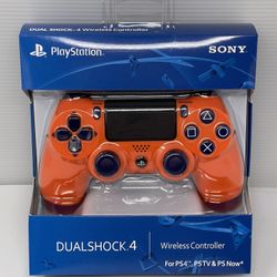 Orange PS4 Dualshock 4 Controller.  Brand New. 