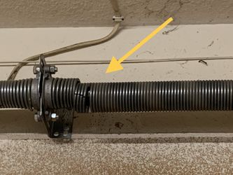 Garage door spring repair
