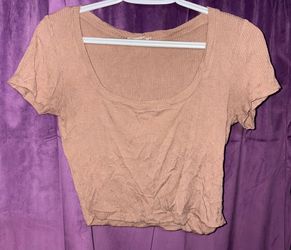 Tan crop top