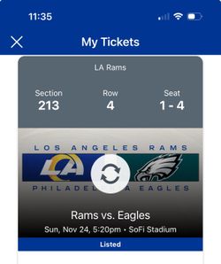 Los Ángeles Rams VS Philadelphia Eagles
