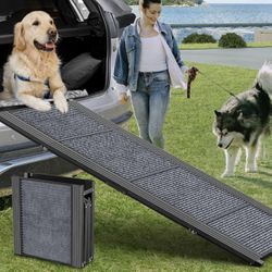 63 Inch Portable Metal Dog Ramp