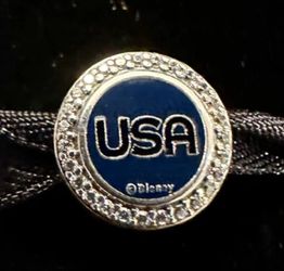 Disney Parks Pandora EPCOT United States World Showcase Mickey Mouse Button Charm Park Exclusive 