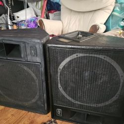 15 Inch Peavey Stage SpeakerS Make Offer