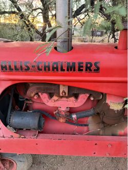 Allis-Chalmers model, likely a WD or WD45 from the 1940s