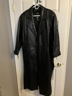 Leather Trenchcoat Jacket