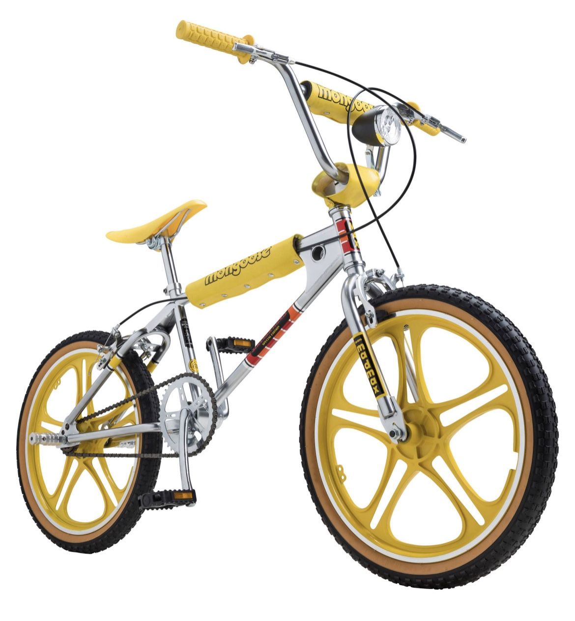 Netflix Stranger Things: Max BMX-style Bike, 20 in wheel, Chrome / Yellow, Season 3