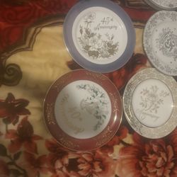 Ceramic Anniversary Plates 