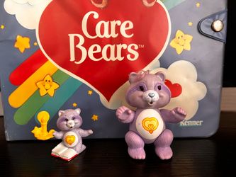 CARE BEAR - VINTAGE 1984 BRITHT KIFHT RACCOON COUSINS FIGURES BY KENNER