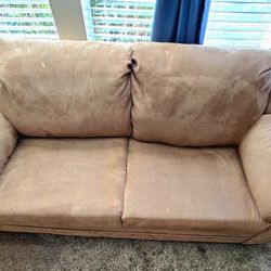 Couch, 2 person. Sofa Sleeper, full size.