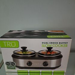 TRU Dual Crock Buffet Slow Cooker