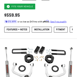 2019-2026 Chevy gmc 3.5” lift kit