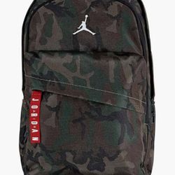 Nike Jordan Air Patrol Camo Backpack With Laptop Sleeve 9A0172-650 NWT