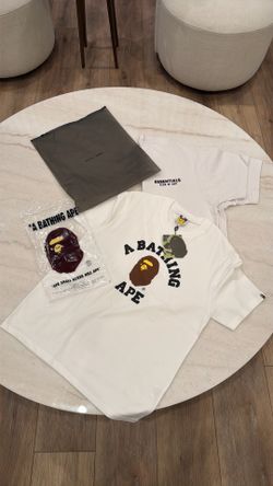 Brand new essentials and Bape tee