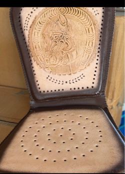 Leather seat