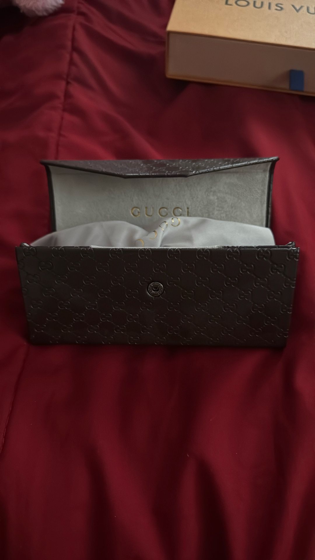 Gucci Interlocking Diamante Canvas Sunglasses Brown 50 *17 Size