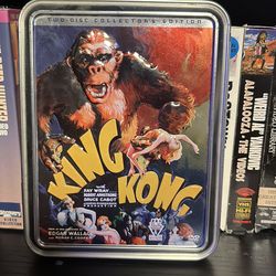 King Kong 2 dvd metal tin