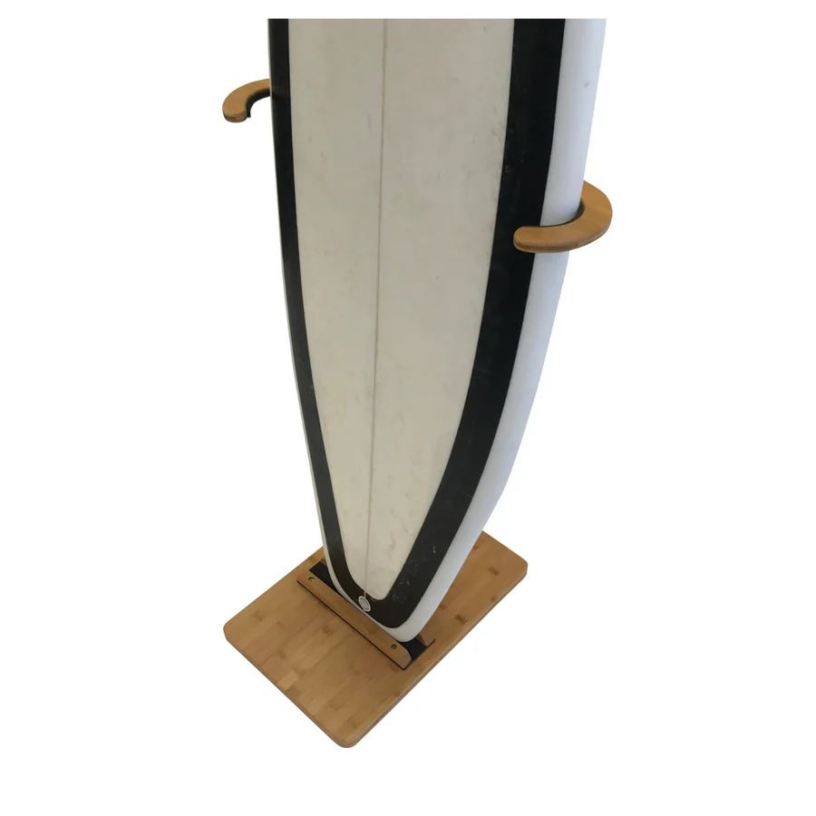 Bamboo Surfboard Floor Stand