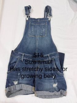 Maternity Jean  shortalls