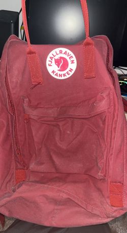 red kanken backpack, READ DESCRIPTION