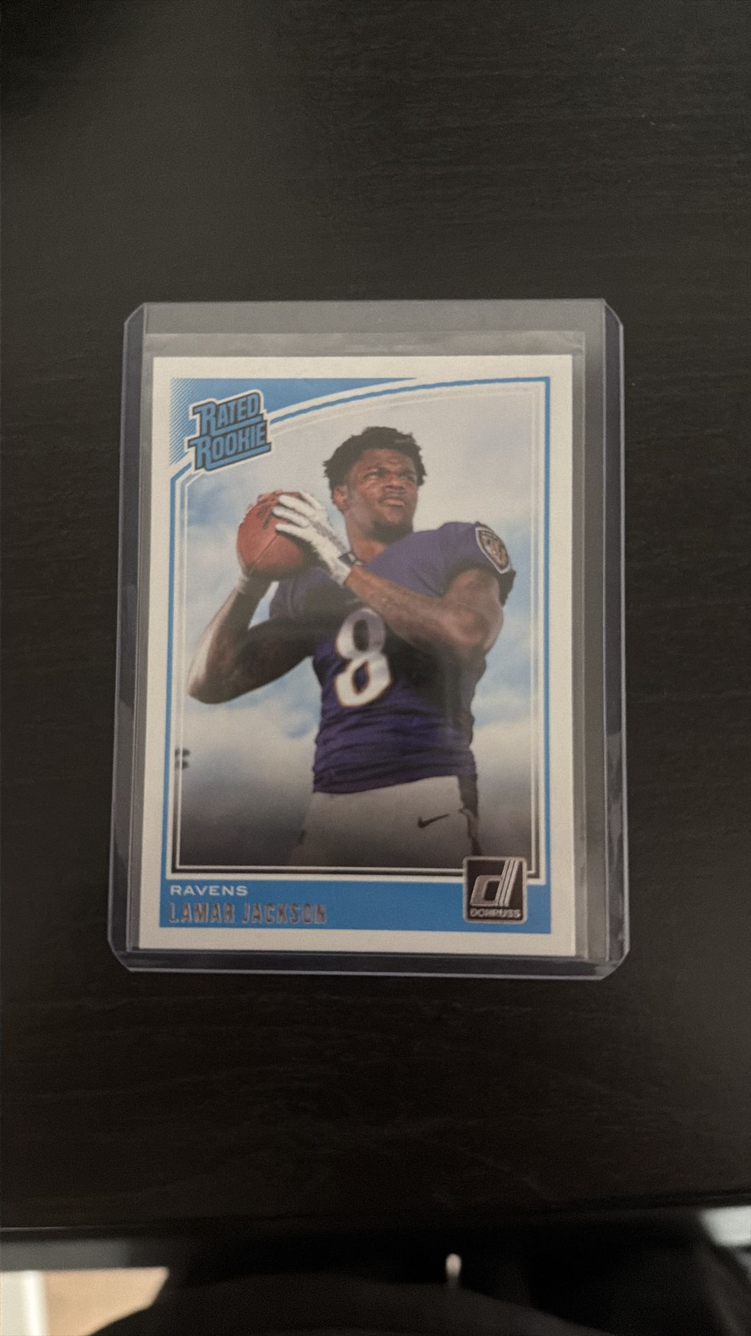 Lamar Jackson Rated Rookie 2018 Donruss #317
