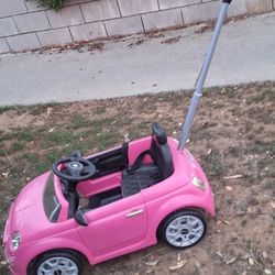 Baby Stroller Car Pink Fiat 