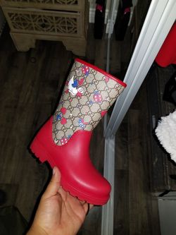 Girls Gucci rain boot brand new