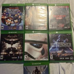 Xbox One Games $15 Each Or All For $85/ Open Also To Trades For Comics Or Old Toys!